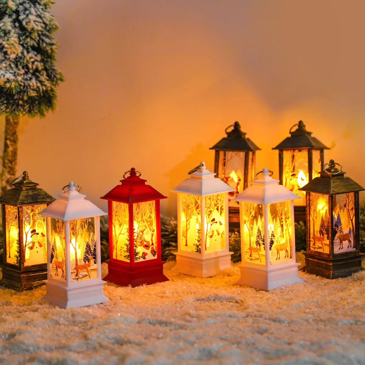 LED Christmas Lantern Light