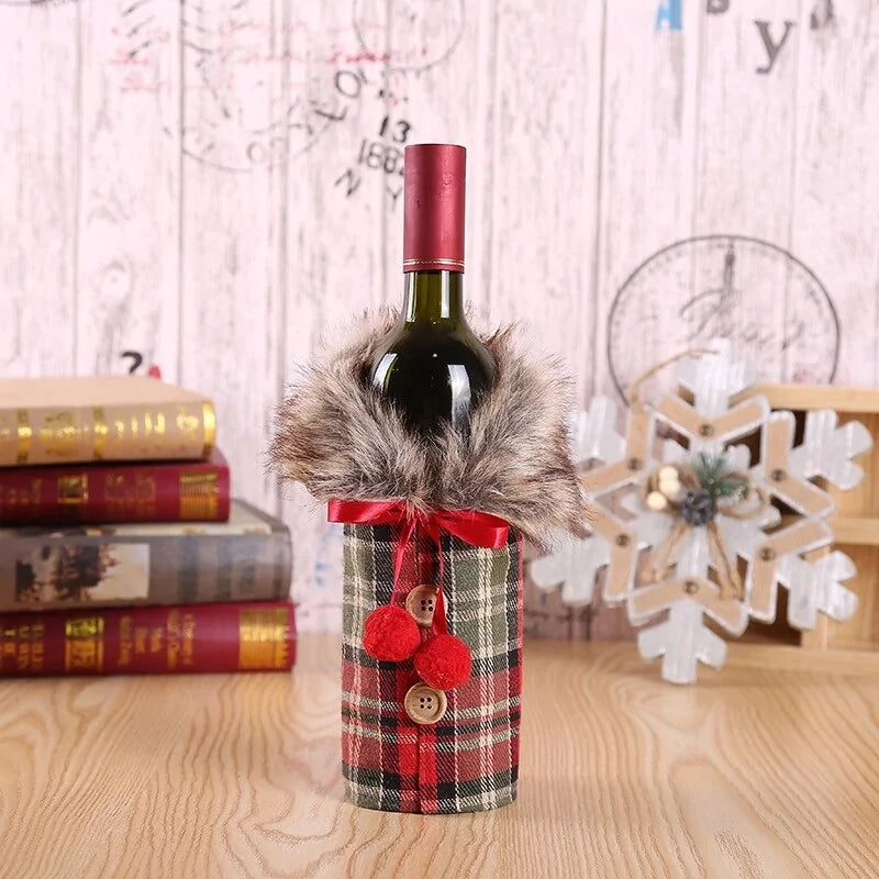 Christmas Wine Bottle Cover